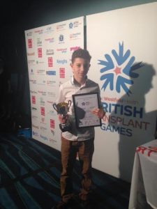 This will be the second time Sam has represented GB in the World Transplant Games 